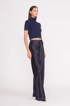 LILOU SWEATER | NAVY -Chic Style Shop lilou top navy 11 bc29b3aa 1f42 4c66 a6ec 5f4c1e12ee76