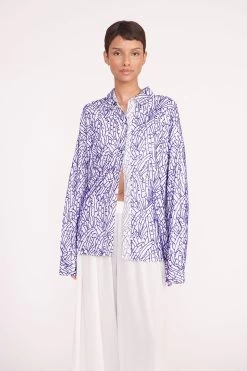 MELODY TOP | BLUE PALM