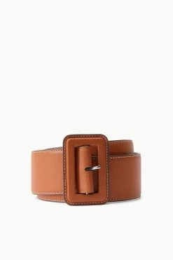 WIDE WAIST BELT | TAN