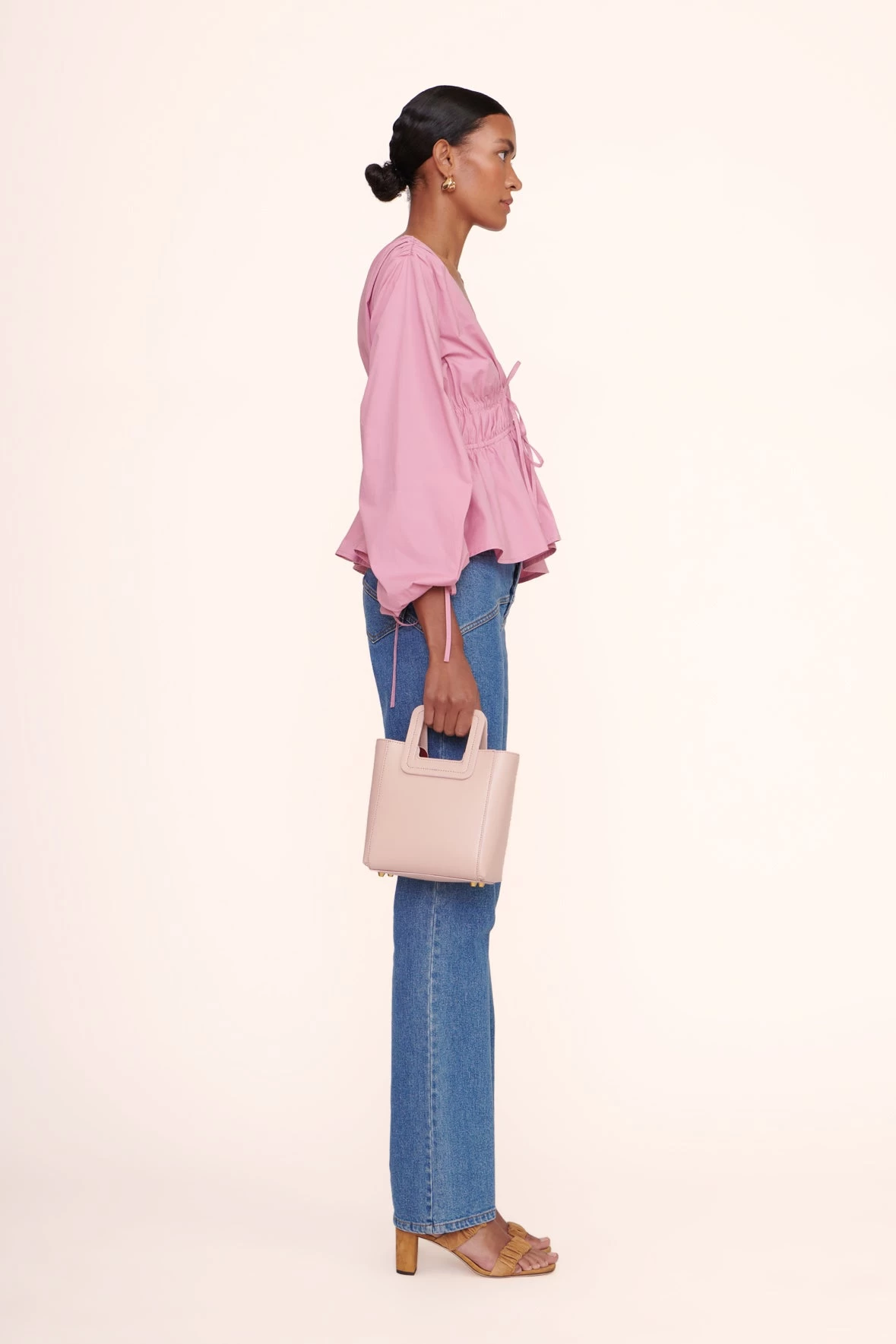 MINI SHIRLEY LEATHER BAG | BLUSH 2 MINI SHIRLEY LEATHER BAG | BLUSH - Image 2