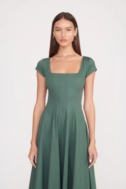 SHORT SLEEVE WELLS DRESS | PINE -Chic Style Shop short sleeve wells dress pine 3 6b3642f1 1b54 447a a2a9 aca1fb3bc667