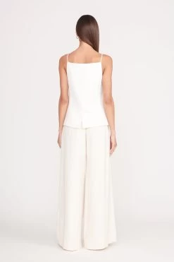 CALEB PANT | ECRU -Chic Style Shop una top ecru 5 efc974bd b48e 4bed a433 8cfabd1436c4