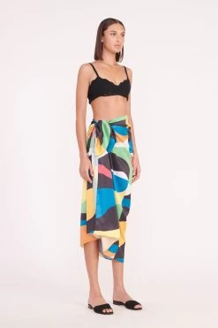 JESS SARONG | MARBLE WAVE -Chic Style Shop wrap skirt marble wave 01819 web